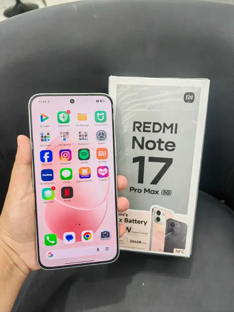 Redmi Note 17 Promax 5G 8/256 open box saja