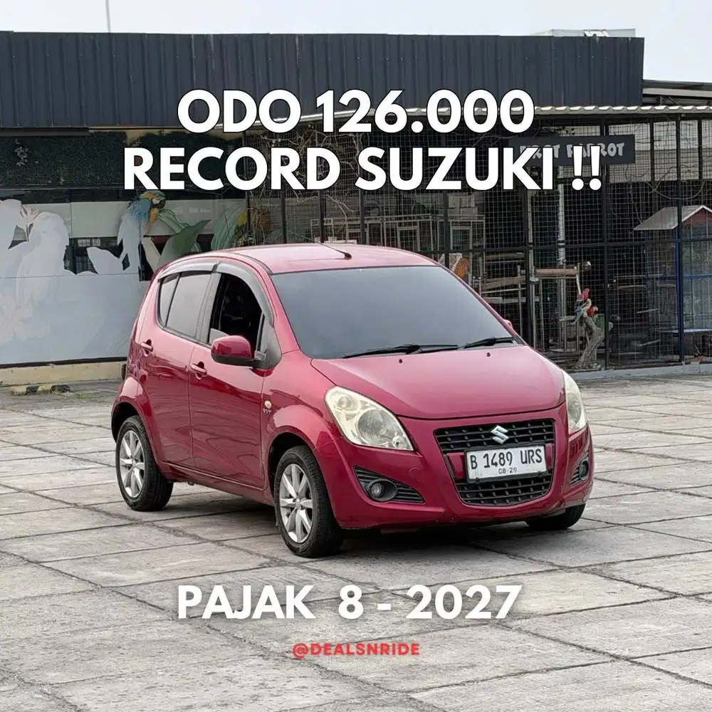 ODO 126.000 RECORD !! PAJAK 8/2027 SUZUKI SPLASH MANUAL 2014