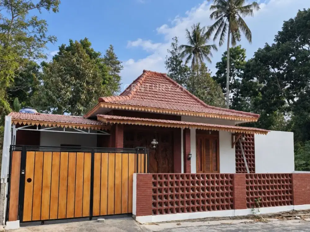 Rumah Siap Bangun Jawa KlasikModern Dekat Pasar Tempel 400 Jtan