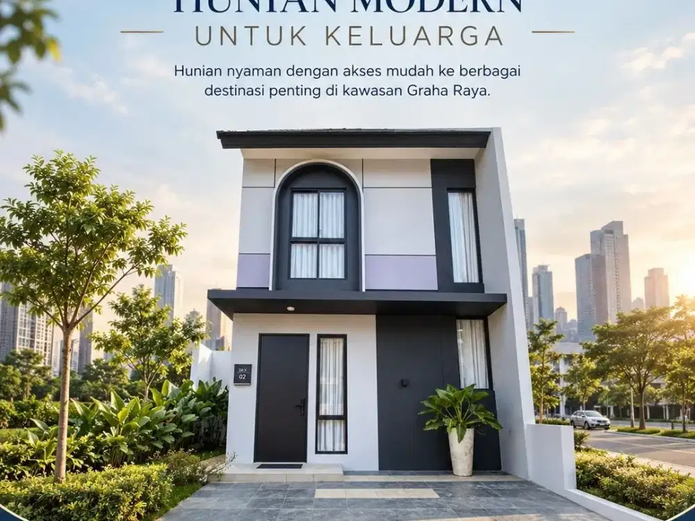 Dijual rumah primary tipe Echo 2 di Cluster Groove at Fortune, Graha Raya