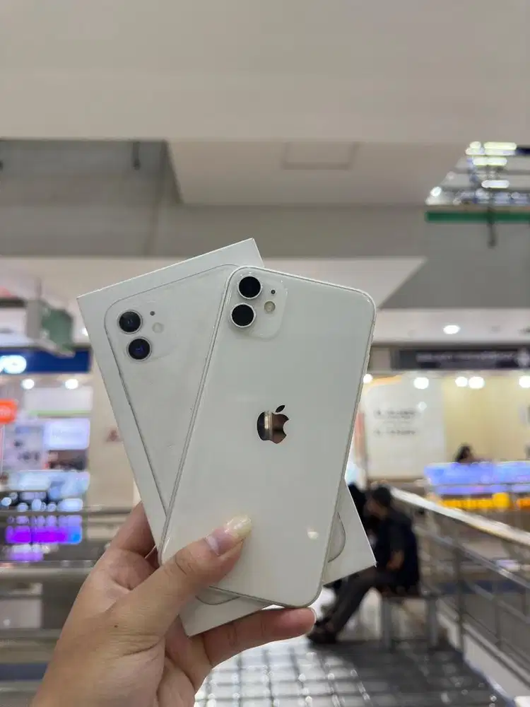 JUAL IPHONE 11 64 IBOX WHITE