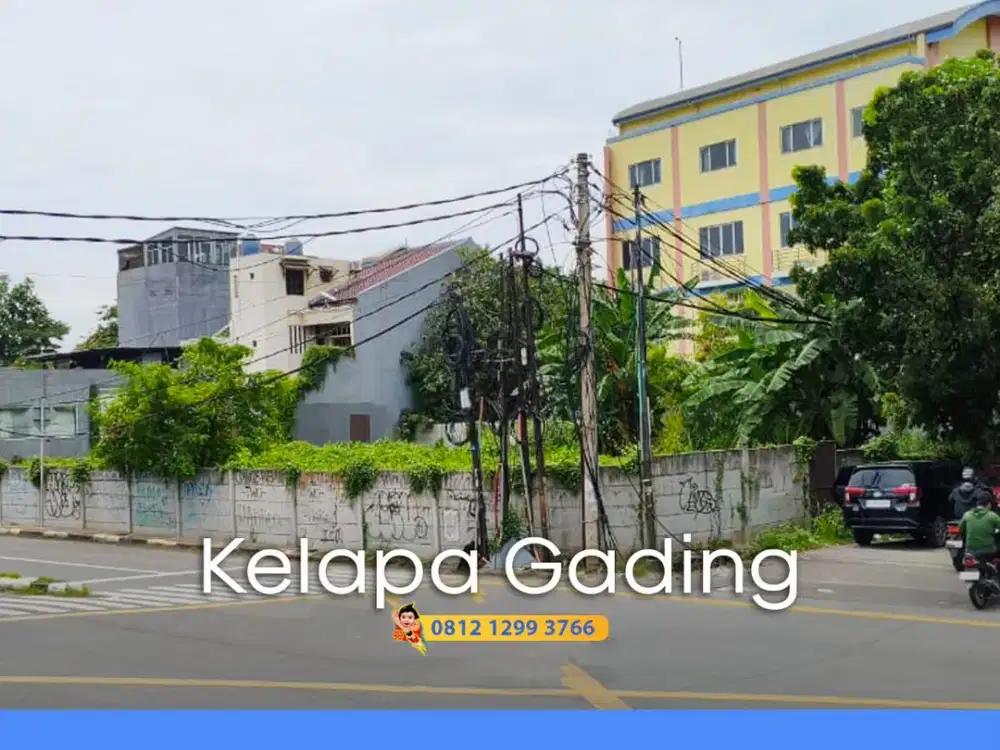 Jarang Ada! Tanah Komersil Kelapa Gading Boulevard Arteri Kelapa Gading cocok utk Usaha
