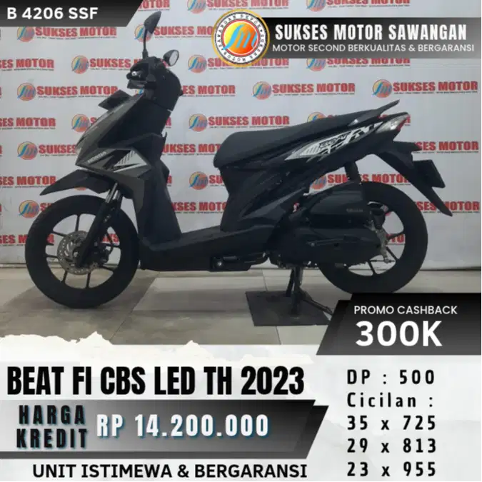 PROMO CASH KREDIT HONDA BEAT FI CBS TH 2023 UNIT MULUS BERGARANSI