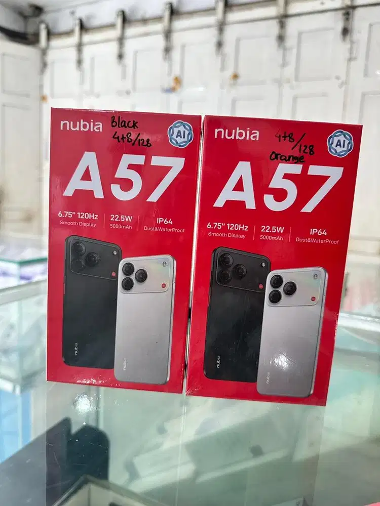 Nubia A57 4/128gb new, bisa cicilan cukup ktp aja