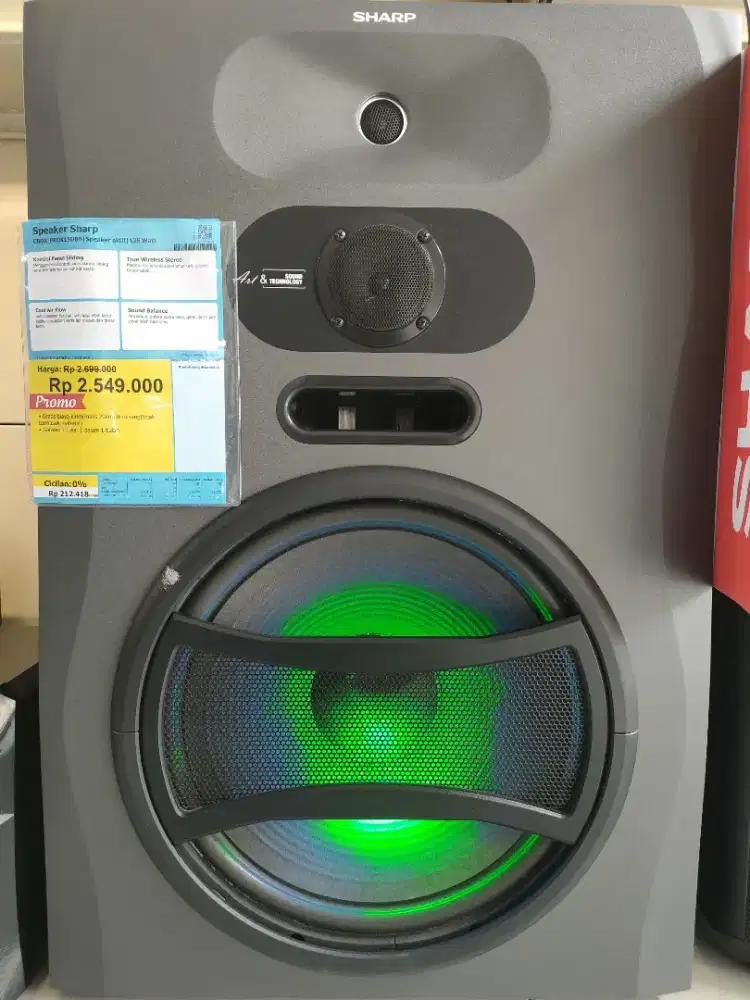 SPEAKER SHARP (Speaker aktif 125 Watt)