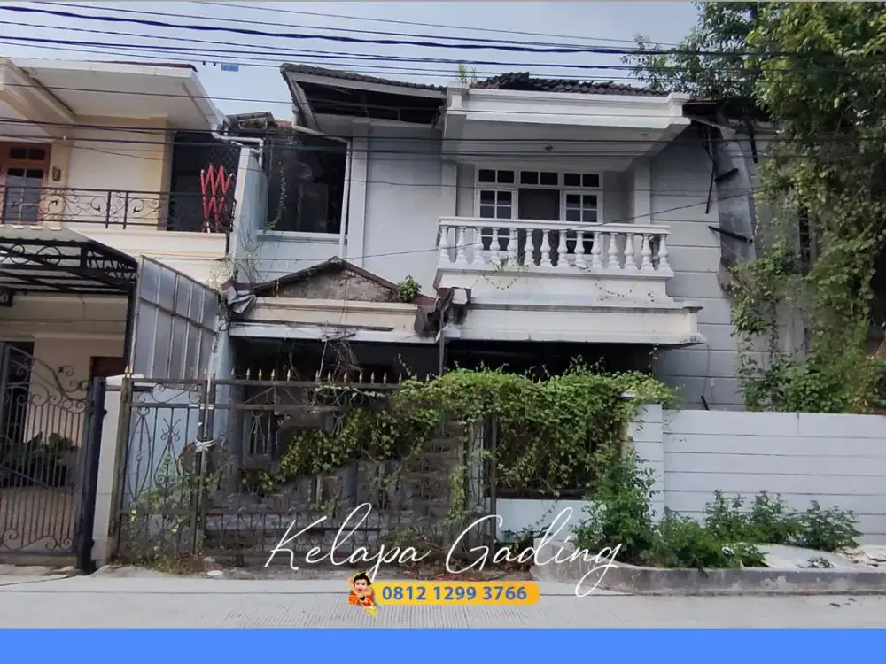 Rumah Tua Janur Indah Kelapa Gading ( Janur Hijau kuning elok pandawa merapat )