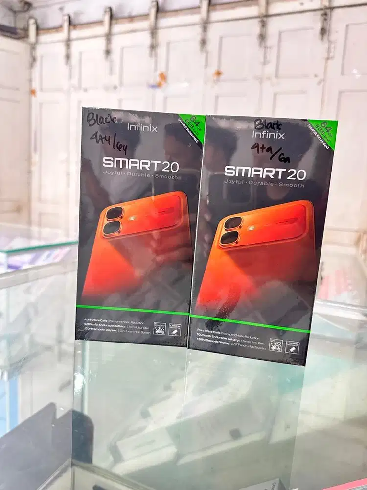 Infinix smart 20 4/64gb new, bisa cicilan cukup ktp aja