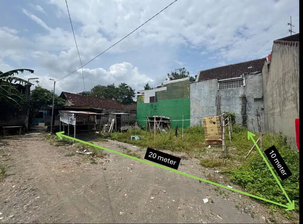 Dijual tanah 200 m², tanpa perantara, akses mudah, dan dekat fasum