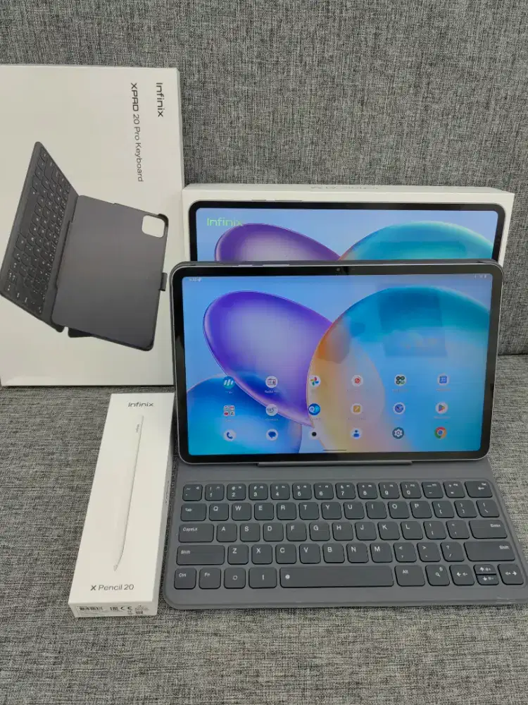 infinix Xpad 20 pro cellular 8/128 Fulset ori no minus