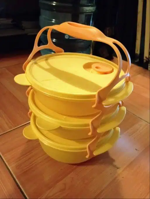 Tupperware Carry All Bowl Set 3 Susun