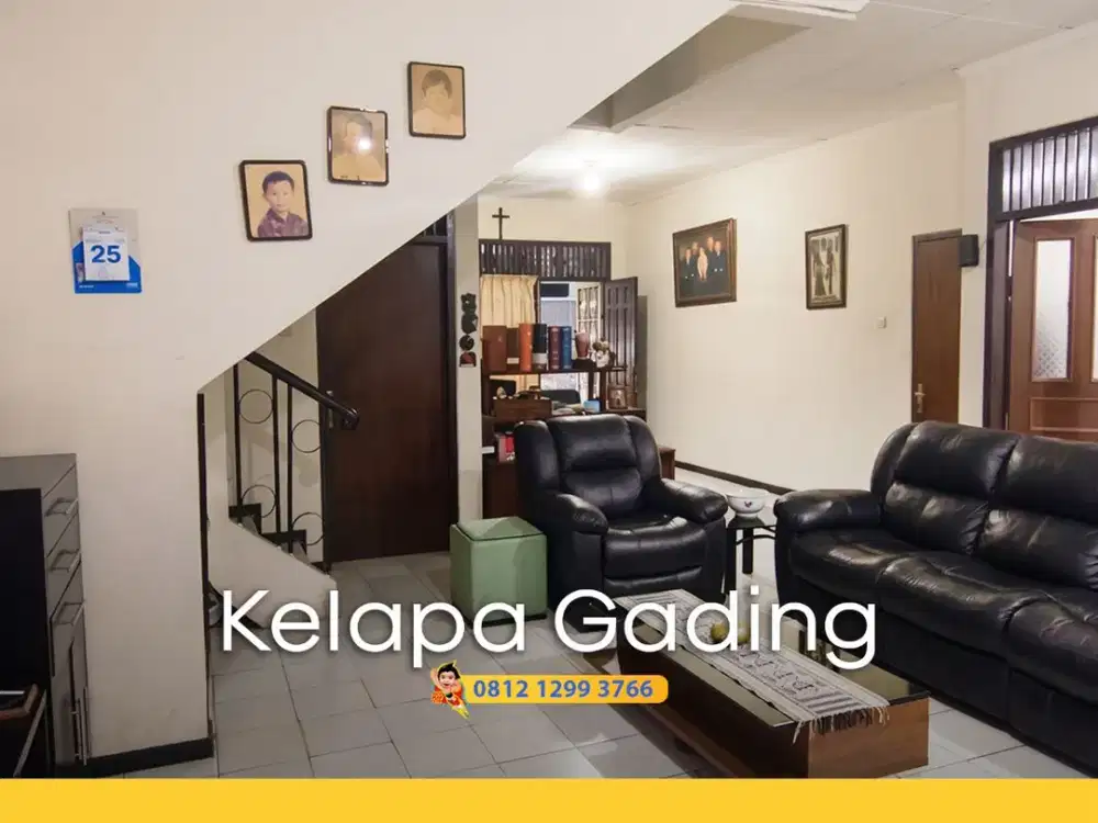 Rumah Standard Janur Kelapa Gading Indah Elok Kuning Hijau Pandawa
