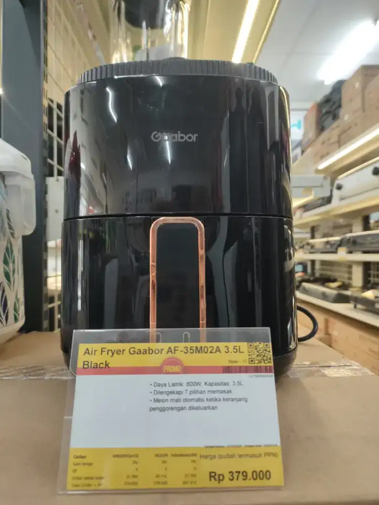 Air Fryer Gaabor 3.5L Black