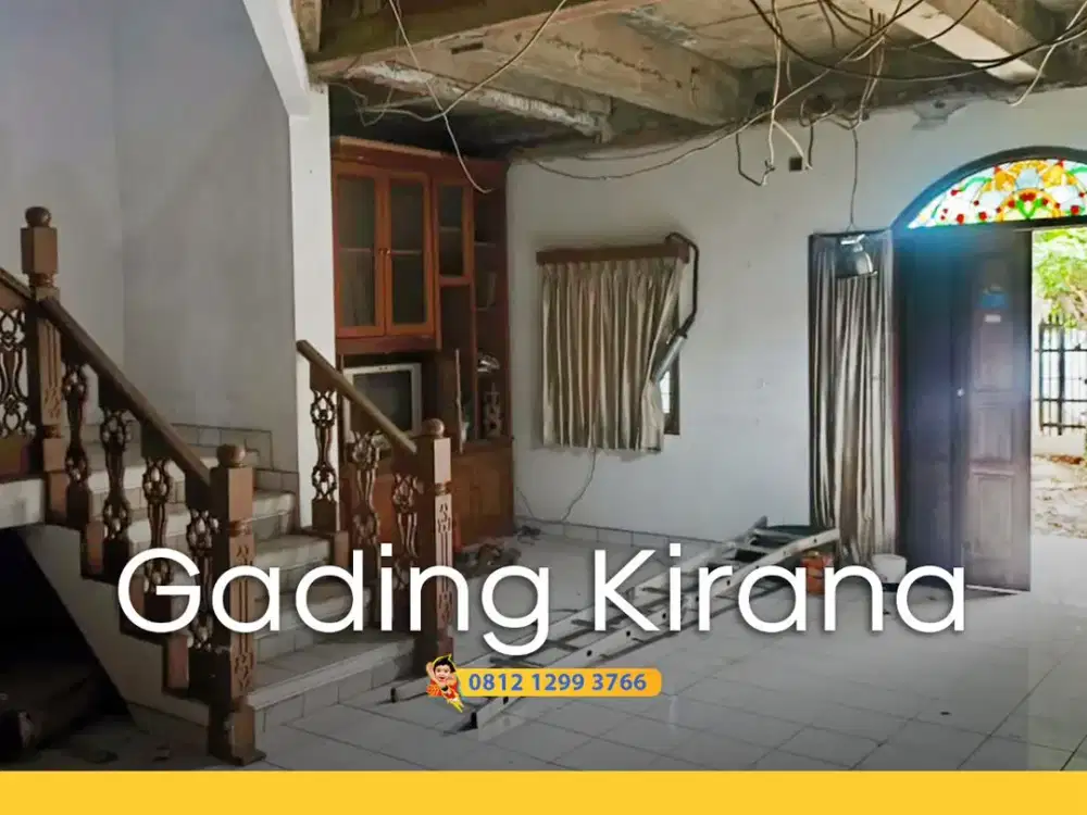 Rumah Tua Gading Kirana Kelapa Gading dekat Janur Elok Sunter