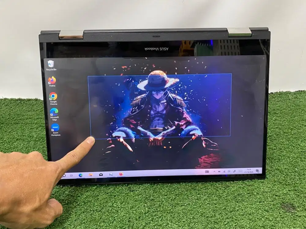 Asus VivoBook TouchScreen 2-in-1 Inten N4500 RAM 4 SSD 256 GB Mulus