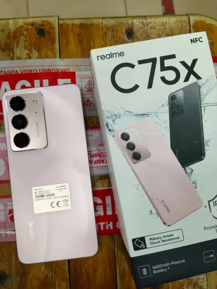 Dijual cepat realme c75x 16/128gb Fullset