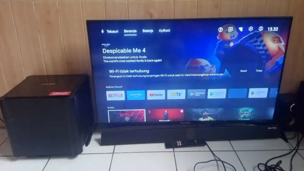 Tv led Polytron android digital Soundbar 43inchi