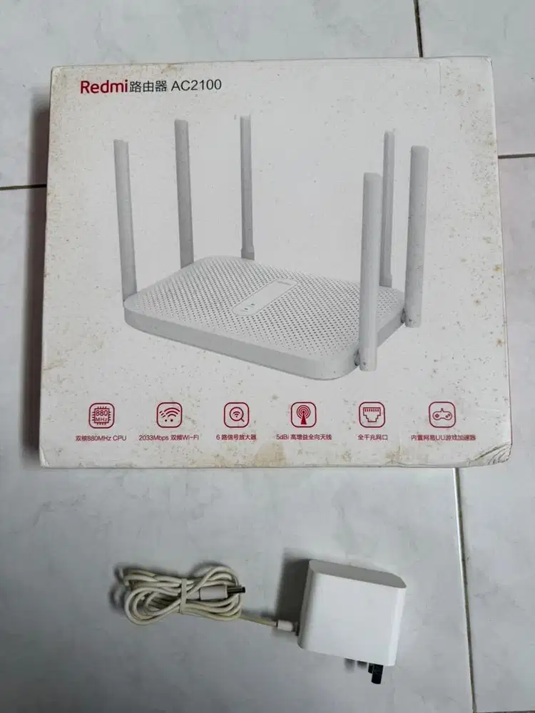 DIJUAL ROUTER XIAOMI REDMI AC2100 DUAL BAND WIFI 5