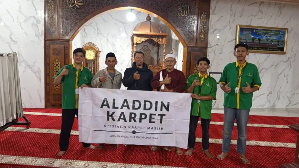 Karpet Masjid Turki Al Saray 18 mm – GRATIS Pemasangan Gratis Survey P