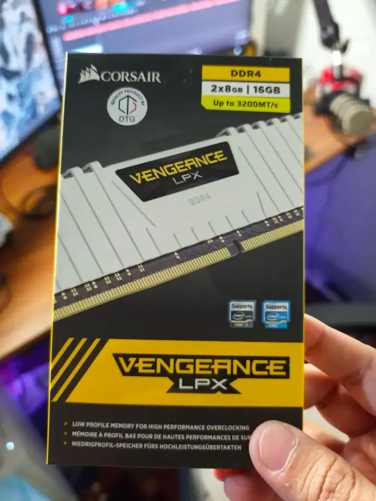 RAM Corsair Vengeance LPX White 16GB 2x8GB DDR4 3200MHz Segel RMA