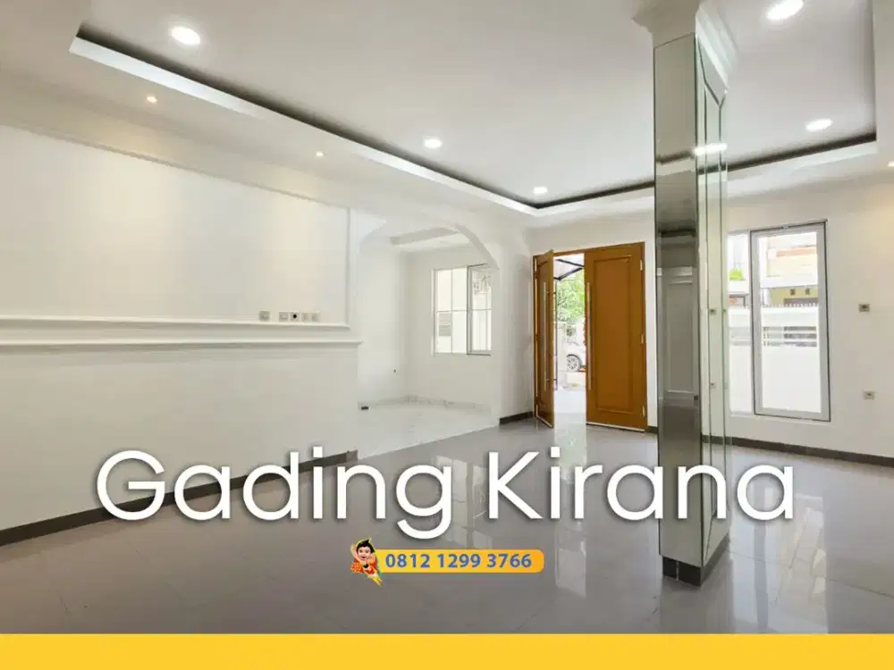 Siap Huni! Rumah Gading Kirana Kelapa Gading dekat Janur Elok Sunter
