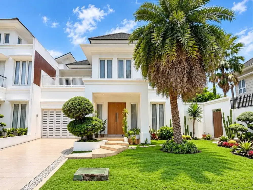 Rumah modern cantik 2 lantai ada swim pool lokasi strategis di bintaro jaya sekot 9  2281 AM