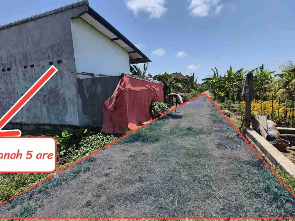 TANAH 5 ARE , ZONA PERUMAHAN DI BB AGUNG JEMBRANA