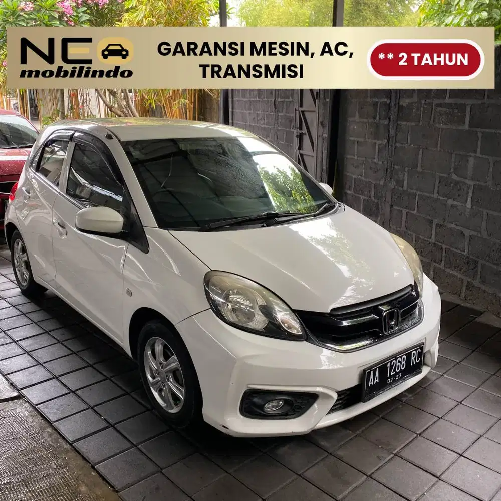 [ Garansi Mesin Matic] HONDA BRIO SATYA DD1 1.2E MT 2016 PUTIH