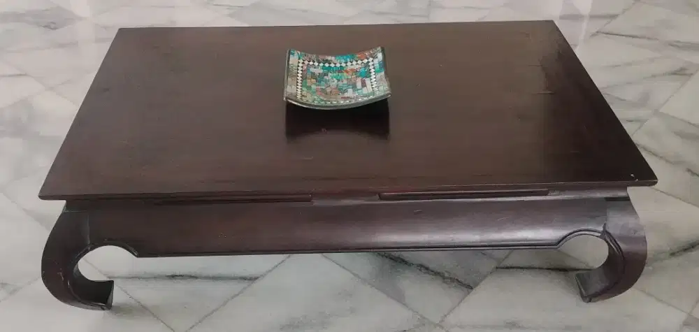 MEJA JATI JEPARA T 40CM,L 120CM