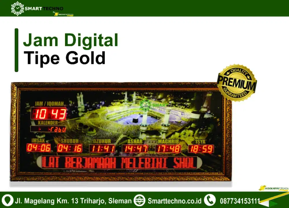 Jual jam digital masjid berkualitas tinggi