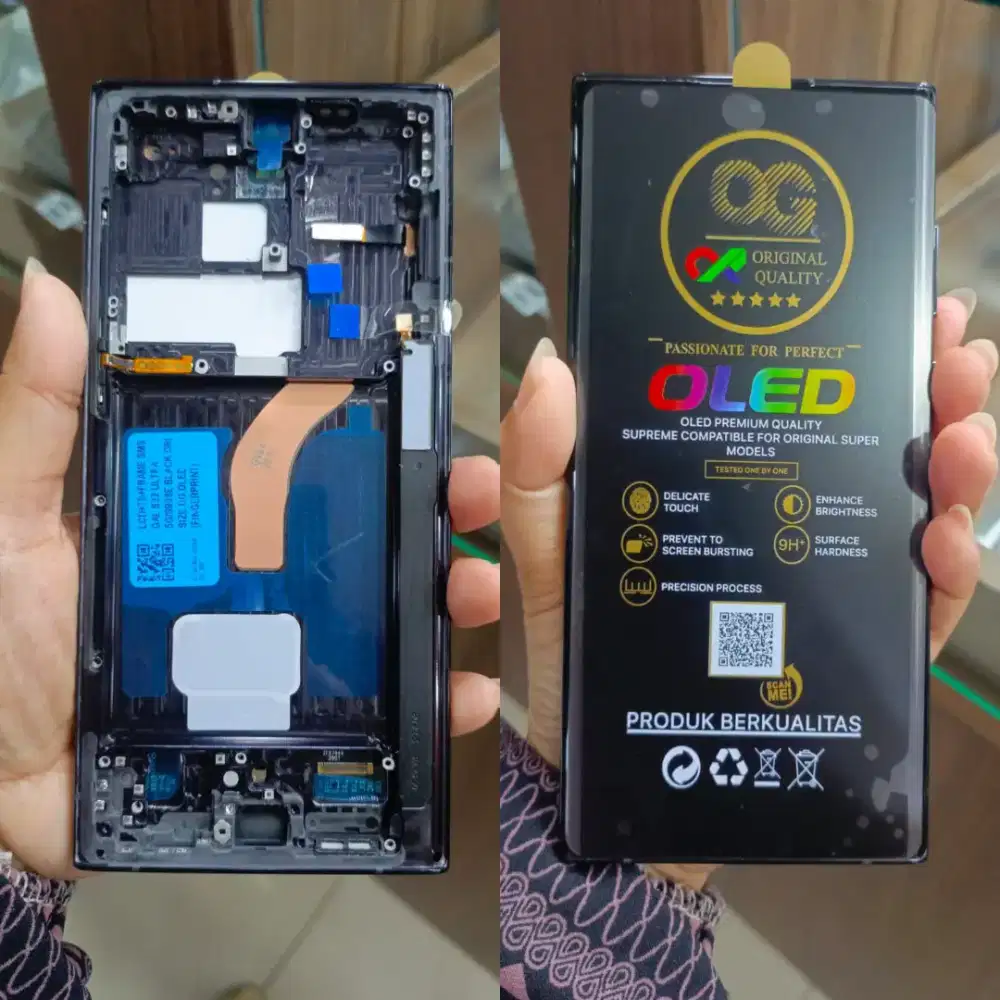 LCD SAMSUNG S22 ULTRA OLED GRATIS PASANG