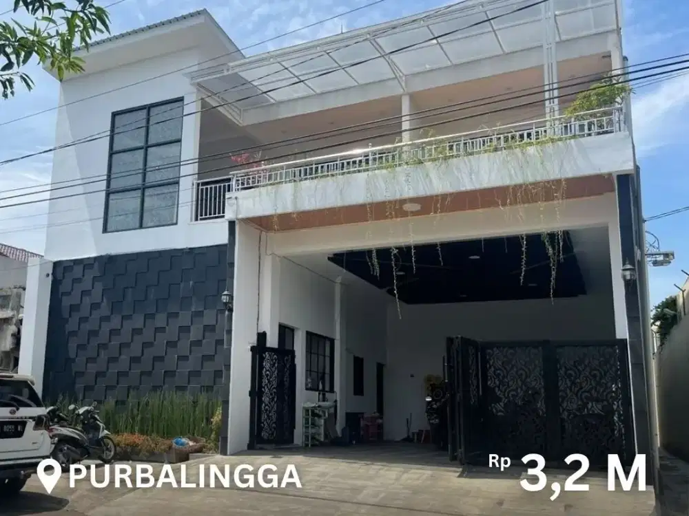 Dijual Rumah Mewah 3 Lantai + Ruang Usaha Cuma 3.2 M Area Purbalingga