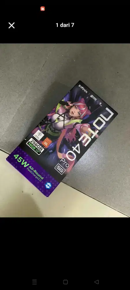 Infinix note 40 pro 8+8/256 masih segel