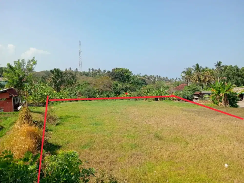 Tanah Akses di Pinggir Jalan Utama Provinsi Zona Pariwisata