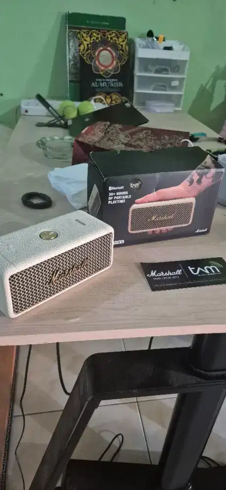 Marshall Emberton II Cream Ori TAM + Box | Jarang Dipakai
