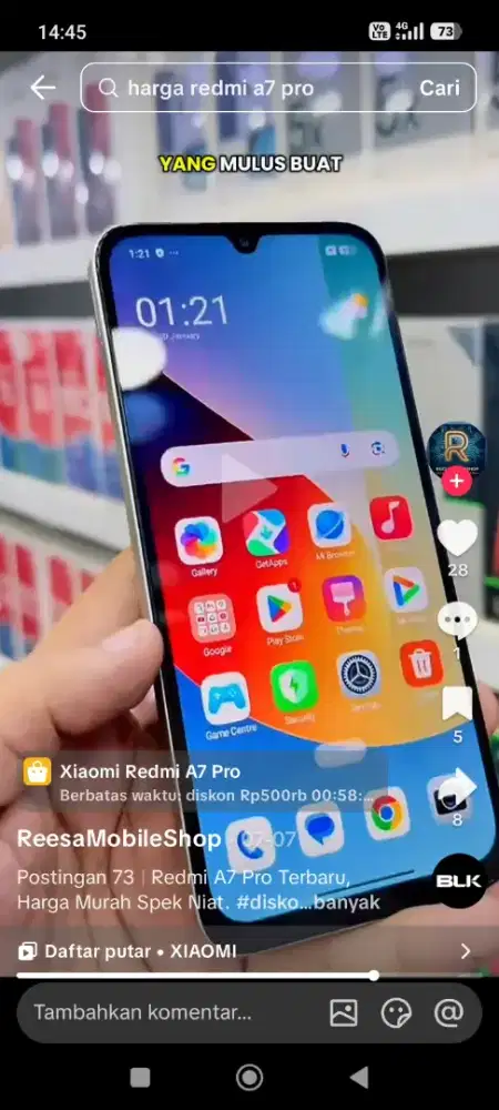 Di jual xiomi a7pro ram 4/128