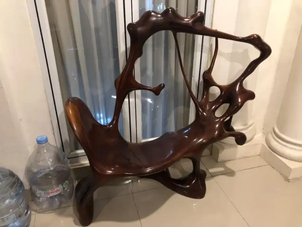 Kursi Akar jati unik ( sdh difinishing)