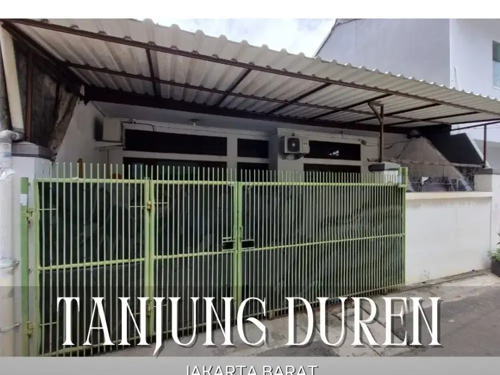 DIJUAL/DISEWA MURAH RUMAH TINGGAL 1 LANTAI SIAP HUNI TANJUNG DUREN JAKARTA BARAT