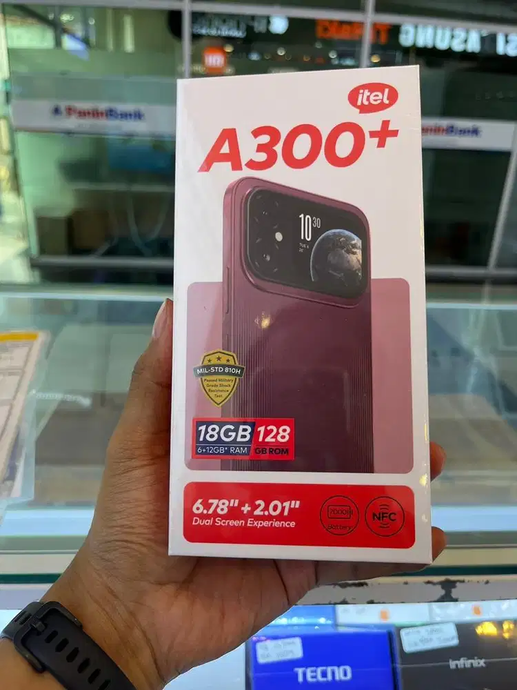 Itel A300+ 6/128GB, garansi resmi 1th.