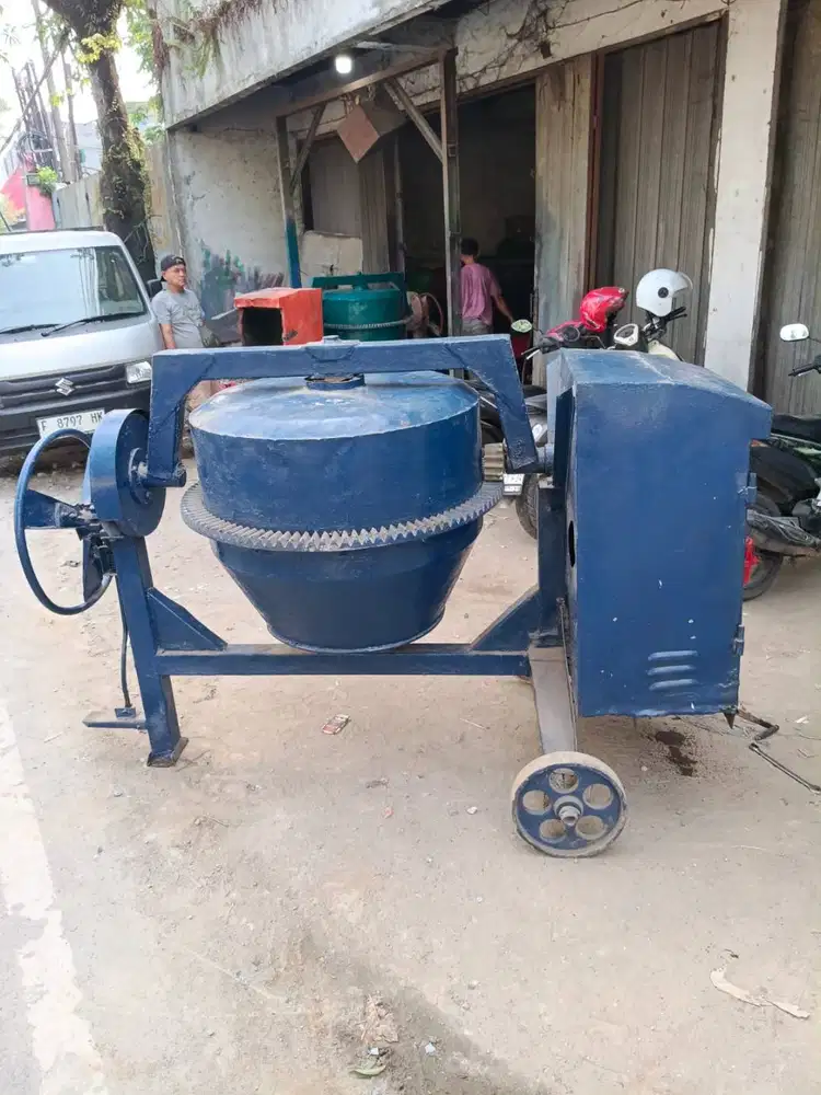 Jual Mesin Molen Beton Iron Globe Kondisi Siap Kerja