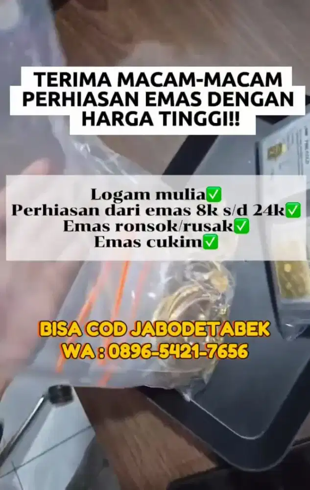 Jual beli perhiasan emas dan logam mulia