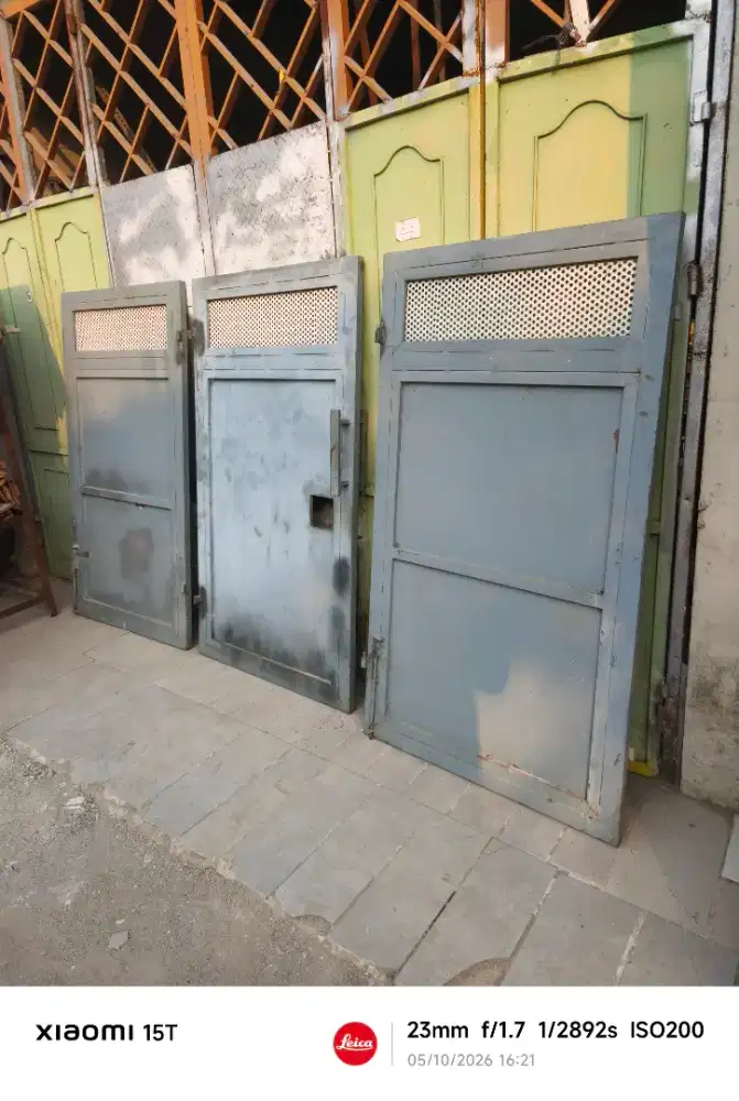 PINTU GARASI TRALIS GERBANG PAGAR PAGER GALVANIS 165x89