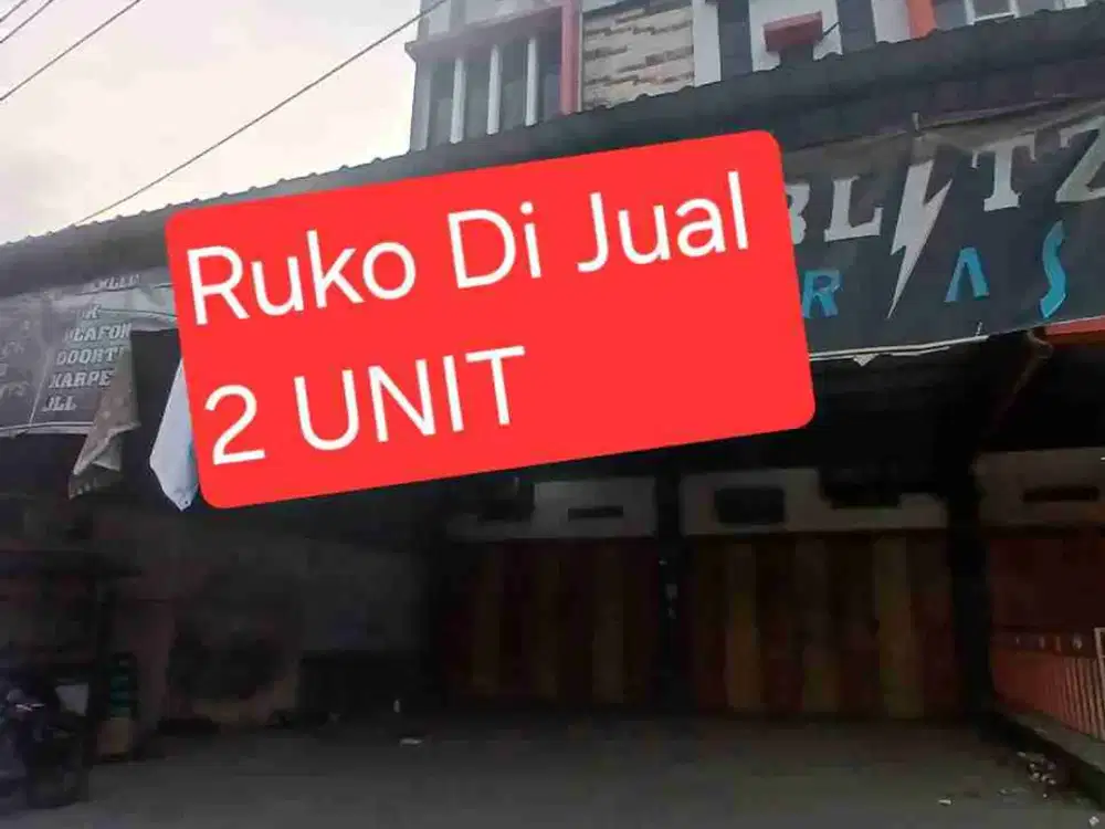Jual Ruko 2 Unit di Kota Sorong Km.9 Jalan Basuki Rahmat