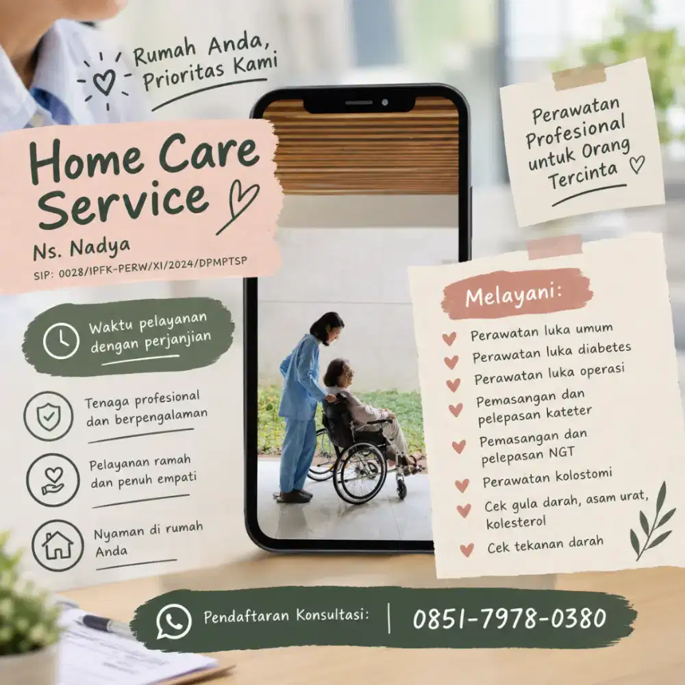 Home Care Profesional Bandung Suster Lansia Perawat Homecare