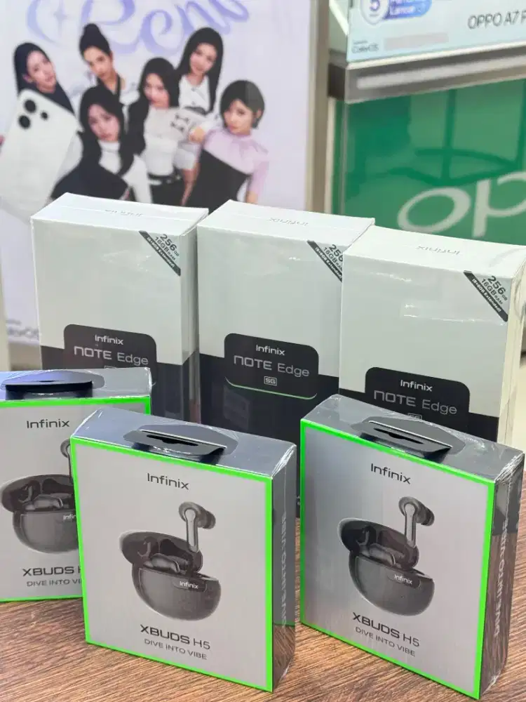New segelbox InfinixNote edge 5G 8/256 FreeEnco Buds