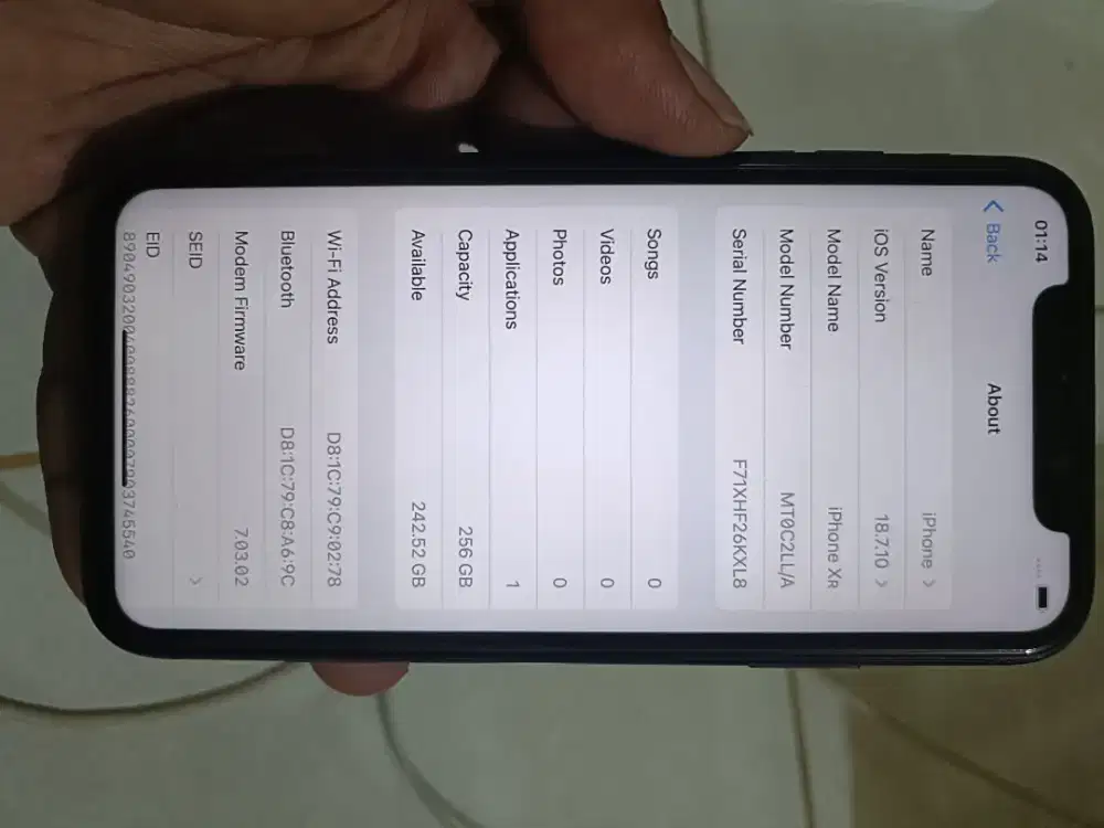 IPhone XR 256 bea cukai