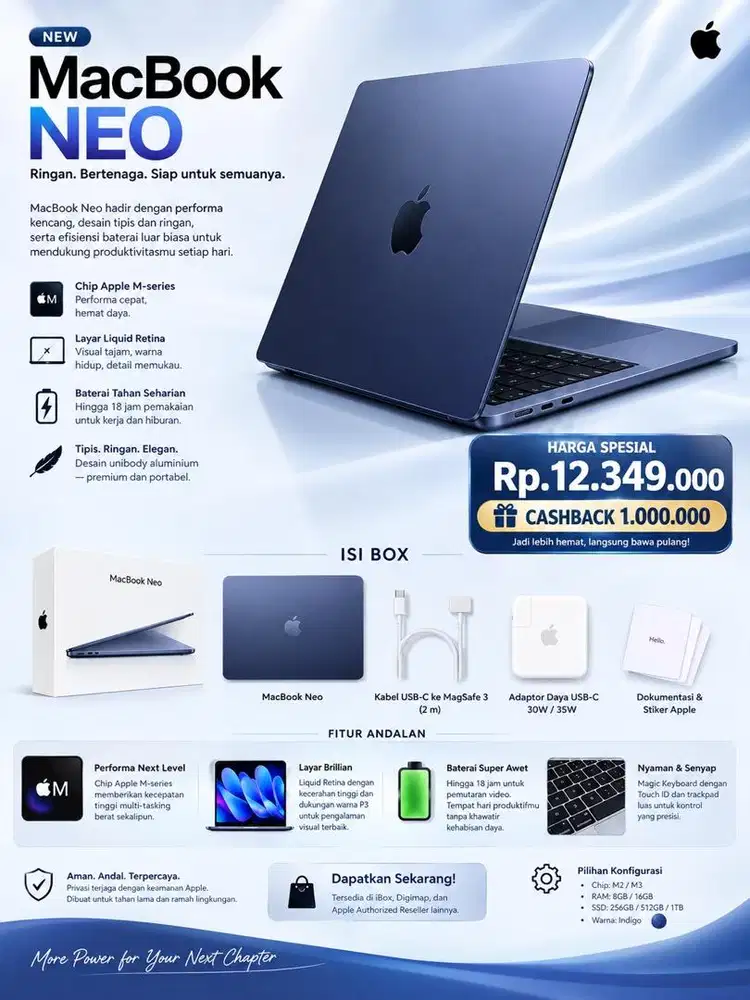 MACBOOK NEO 8/256GB