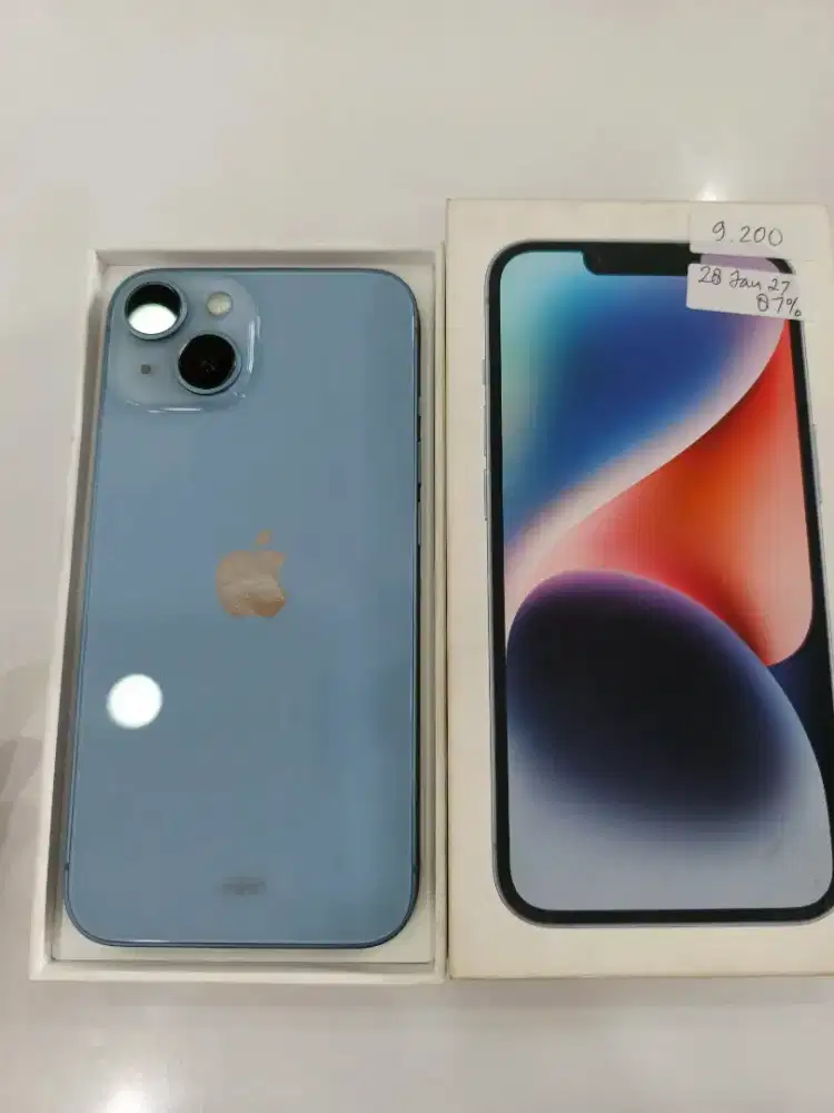 Iphone 14 second ibox 128gb cukup ktp