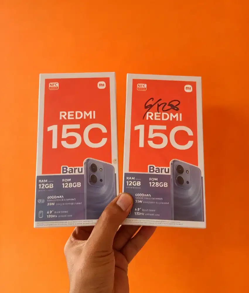 [ Fast respon WA ] Xiaomi Redmi 15C NFC 6+6/128 Garansi resmi 15bln
