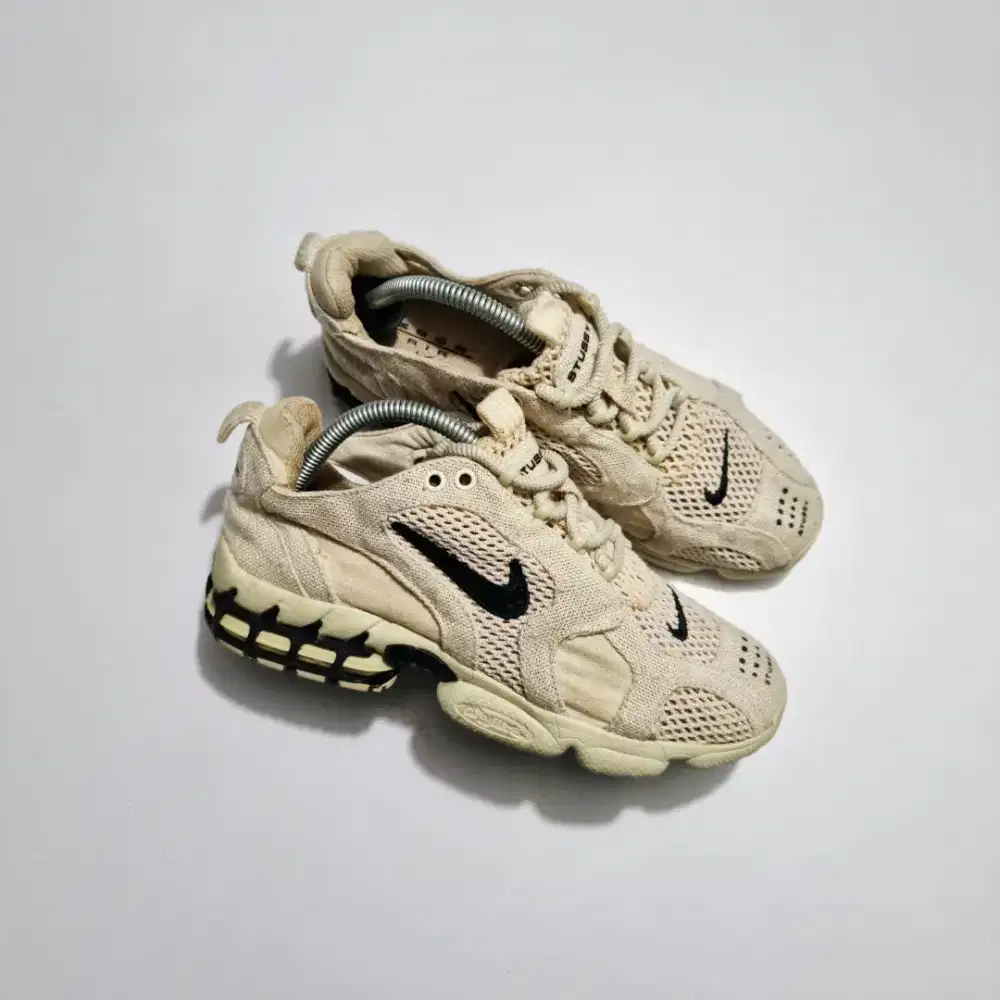 Stüssy x Nike Air Zoom Spiridon Caged 2 (Fossil) Ori Second Sz 38/24cm
