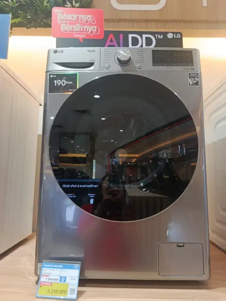 LG WM FRONT LOADING 8.5KG